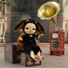 Adorable 10 Inch Baby Ball-Jointed Doll (BJD) Posable Ceramic Puppy Doll